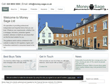 Tablet Screenshot of money-sage.co.uk